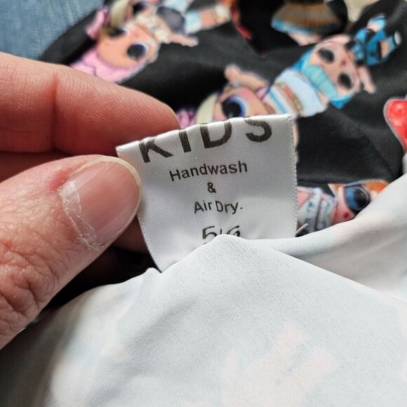 Wild Rich Kids Swim Suit Girls Size 5 6 LOL Doll 2 Piece Bathing Tankini - Picture 8 of 10